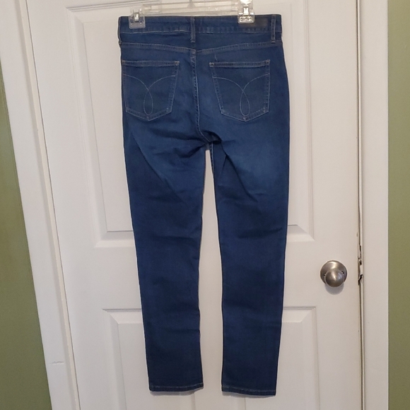 Calvin Klein Jeans Women's great fitting Dark Blue Skinny Jeans - Picture 3 of 6